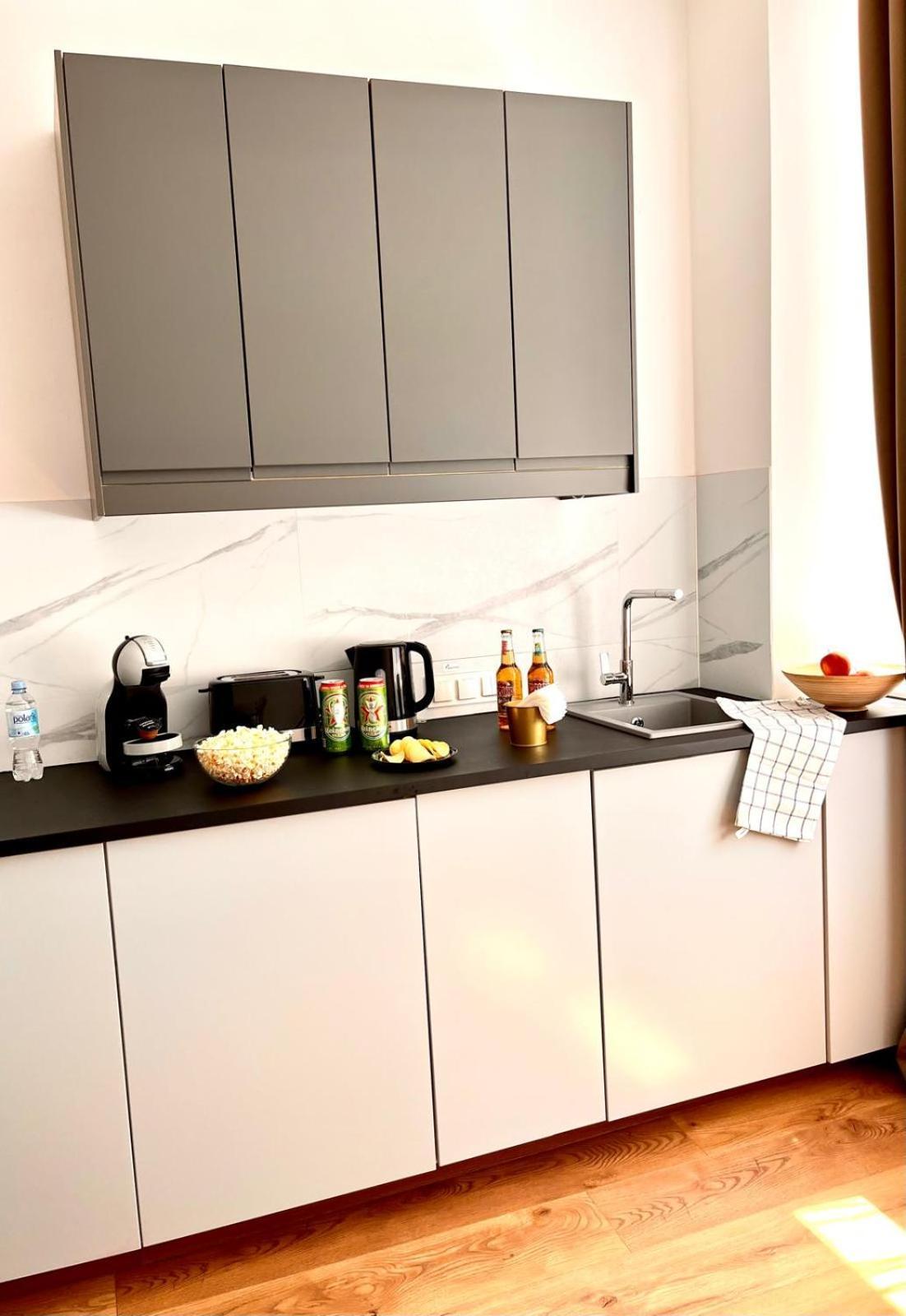 Super 1 Bed Room Condo In Warszawa Center מראה חיצוני תמונה